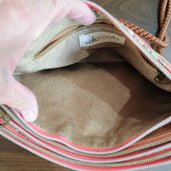 Sakroots Pink Multicolor Crossbody Bag - Picture 10 of 12